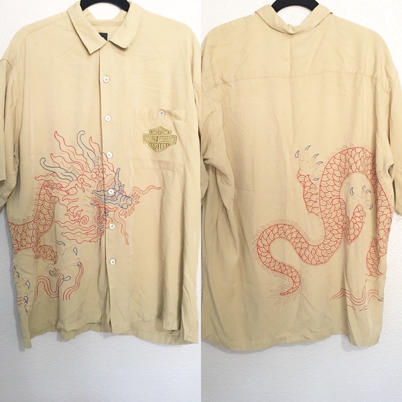 Harley-Davidson Other - Harley Davidson | Tori Richard Dragon Shirt